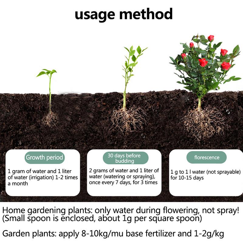 1 шт. 30 г калия дигидрофосфата поверхностного удобрения листьев способствует росту растений бонсай цветочное комплексное удобрение