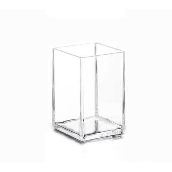 Акриловая коробка для хранения косметики, держатель для кистей для макияжа, органайзер, губная помада, карандаш для бровей, подставка для хранения в ванной комнате, алмаз