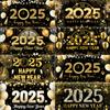 2025 Новогодняя тематическая вечеринка Фон Фейерверк Золотые шары Часы Баннер Украшения С Новым годом Семейные фото Принадлежности