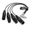 Аудиоразветвитель ZBLZGP Штекер на 4XLR для монитора-рекордера Atomos Shogun Inferno Кабель ввода/вывода, 10-контактный (Кабель с прямым углом)