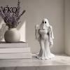 Niche Personality Statue Ghost Lady Ornament, Durable PLA 3D Printing Halloween Figure, Decor Figurine Full of Mystery Collectible, for Desktop
