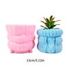 Hat Shape Vase Resin Molds Silicone Mold for Knitted Hat Shaped Gypsum Flower Pot Mold Home Ornament Vase Resin Mold