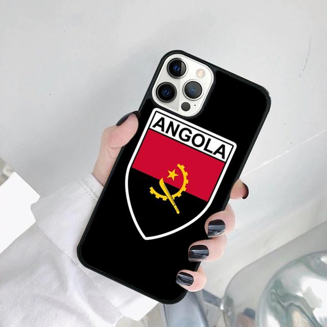 Angola Flag Phone Case Cover For iPhone 17 Air 15 Pro MAX 16 Plus 14 12 11 13 Coque