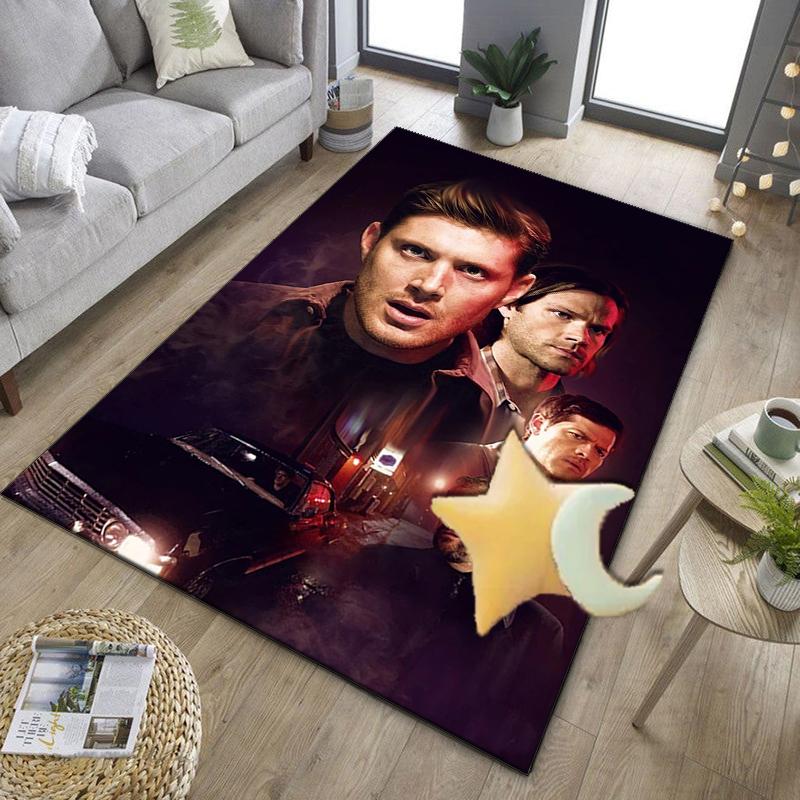 Super-natural Darkness Deliverance Office Rug Chair Mat, Game Carpet, Suitable for Front Door, Bedroom, Living Room, Desk, Holiday Gift