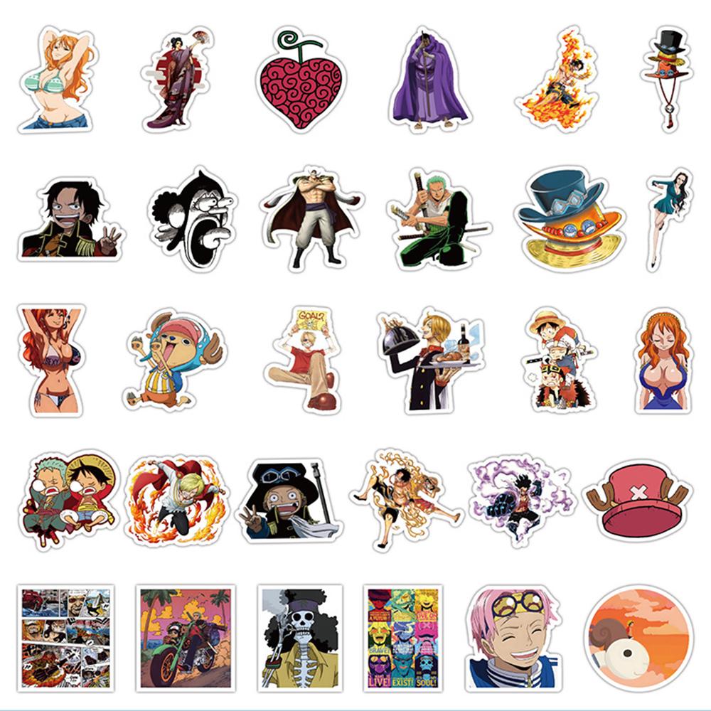 10/30/60 шт. Классические мультяшные наклейки ONE PIECE Милые Луффи Чоппер Санджи Наклейка DIY Скейтборд Чехол для телефона Ноутбук Водонепроницаемая наклейка