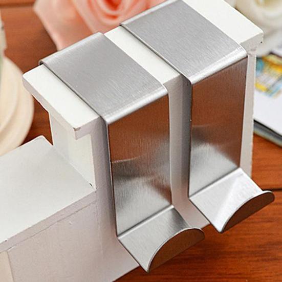 4 шт. крючки для задней двери, нержавеющие, антидеформационные, прочные, выдерживающие нагрузку, органайзер для полотенец, вешалки для шкафа