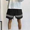 Summer American High Street Sporty Casual Retro Basketball Five-Point Pants Men Black Loose Shorts