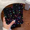 Модный силиконовый чехол с цветными звездами для iPhone 13 14 15 Pro Max Plus 11 12 Mini X XS XR 7 8 SE, мягкий противоударный полный чехол
