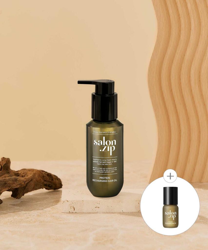 Salonzip Protein Recharging Hair Oil 100ml (Free Gift: 15ml Hair Oil)
