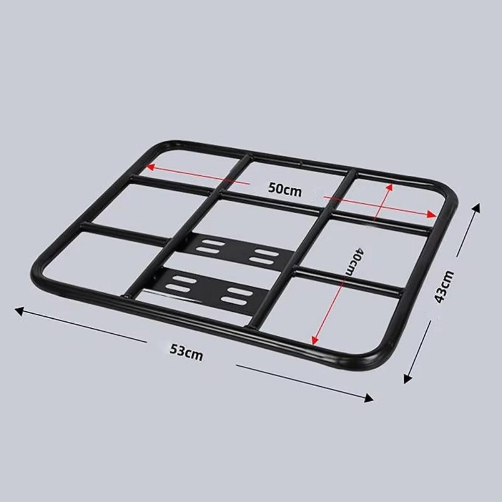 Rear Grille Loading Food Delivery Box Rack Black Freight Rack  For Motorcycle Electric Bicycle