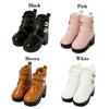 For 1/6BJD Doll PU Leather Play House Accessories 1/3 Doll Boots Fabric Shoes Doll Wearing Shoes
