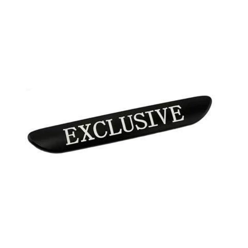 2PC 3D Metal EXCLUSIVE Side Fender Sticker Emblem Badge Car For Mercedes Benz W205 W213 C43 C63 C200 E300 E200 AMG Accessories QA1