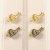 Ретро мебельные ручки Роскошные ручки для ящиков шкафа Модные латунные ручки в виде улиток Домашний декор