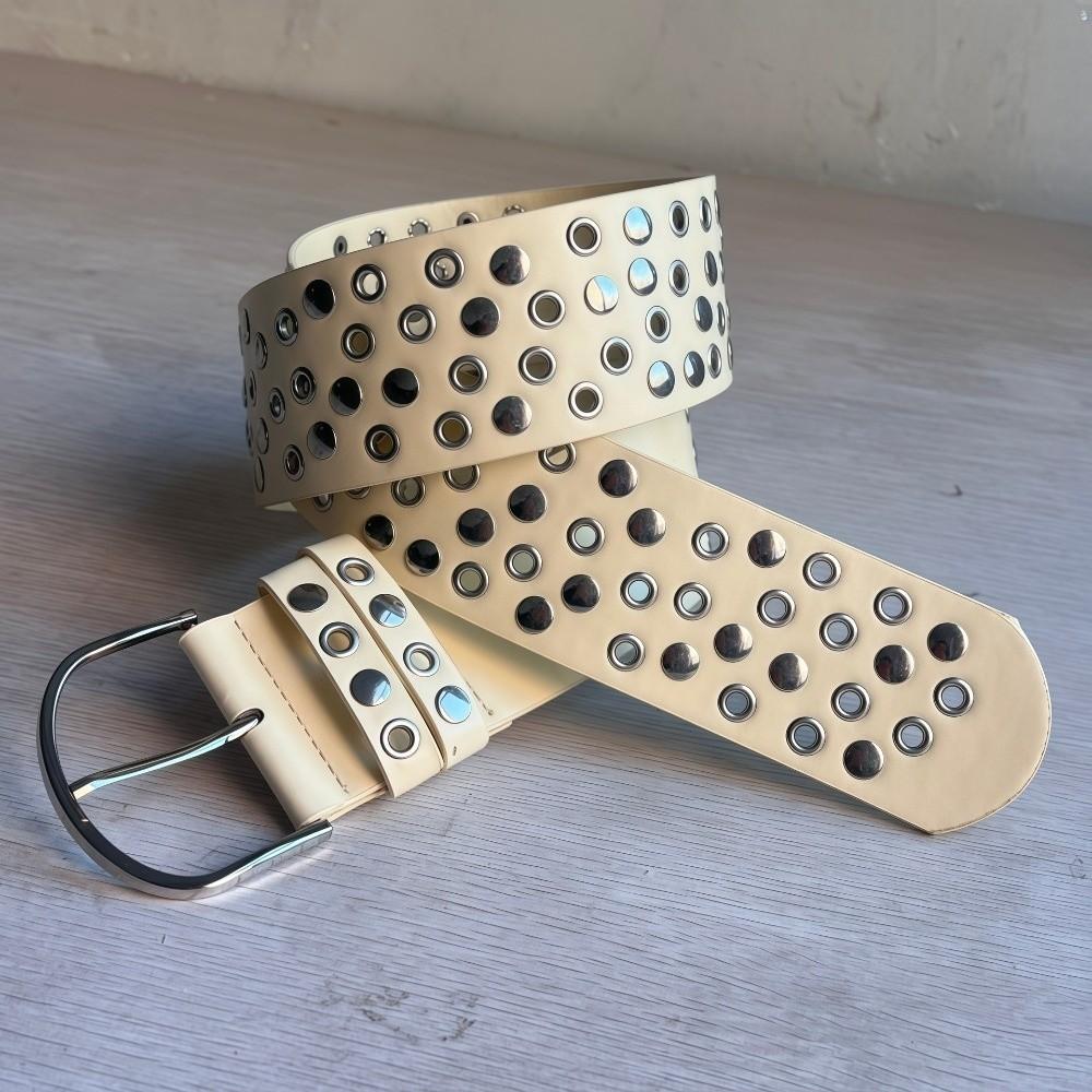 Heavy-Duty Design Punk Studded Belt Personalized Retro-style Decorative Belt Concert