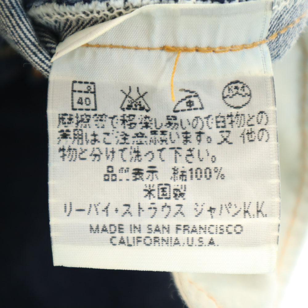 Levi's 90-е годы Сделано в США, задние заклепки, Big E, красное ухо, 551ZXX, джинсы из денима Valencia Straight Мужские Б/У