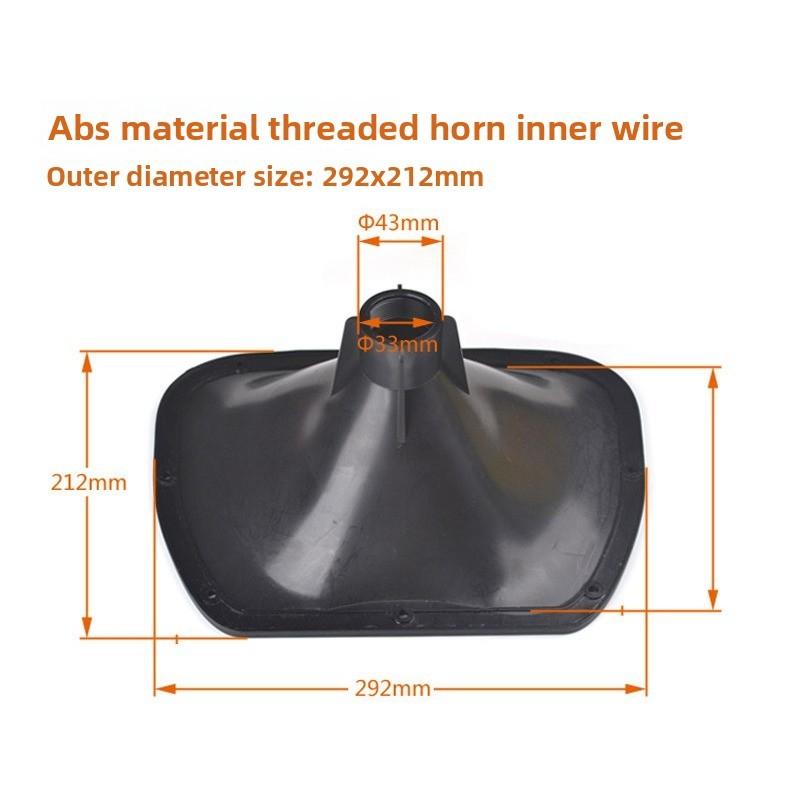 New Multi-Style Threaded Plastic Shell Professional Stage Speaker Accessories High-Frequency Horn Speaker Horn