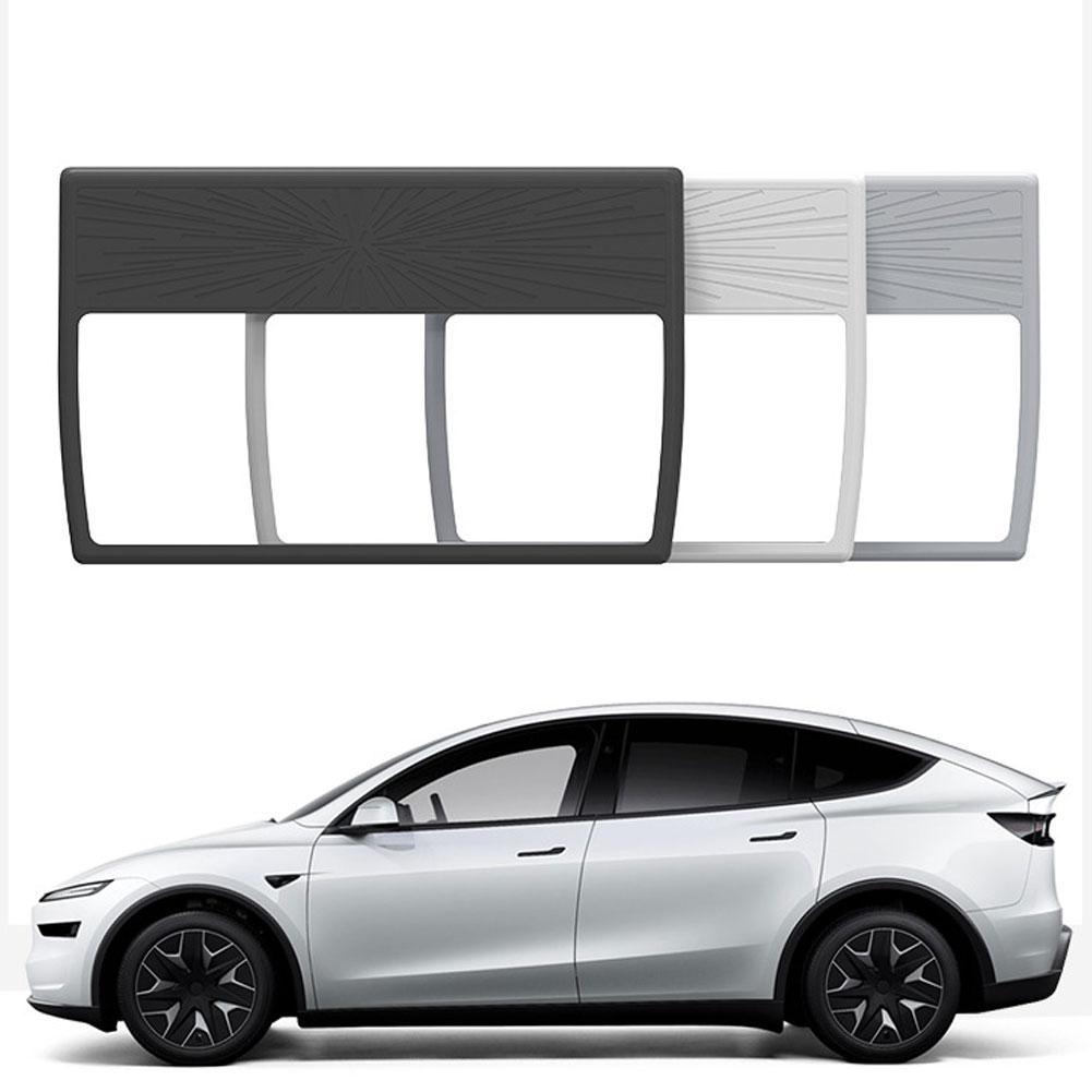 Для Tesla Model Y Juniper 2026 Model YL Защитная пленка для экрана центральной консоли 16-дюймовая Силиконовая защитная рамка Покрытие края
