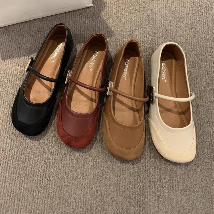 Женские балетки с перекрестными ремешками Таби на плоской подошве, повседневная мода, дизайн Мэри Джейн, без шнуровки, с разделенным носком, весенние элегантные лоферы