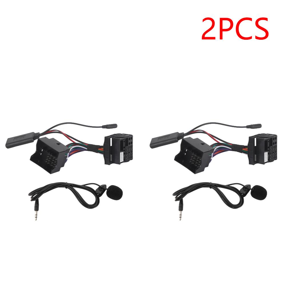 1-2 шт. Автомобильный радиоприемник Аудио Музыкальное устройство Aux Адаптер Проводка с Микрофоном Совместимый с Bluetooth 5.0 Для skoda 2008-2011