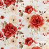 Royal Samt Stoff Polyester Zum Nähen - Motiv Blumen - Rdx2305