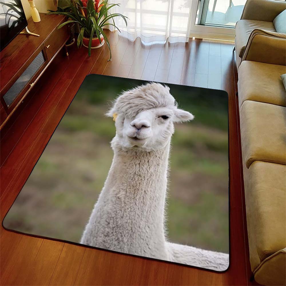 Ковер из альпаки с 3D принтом, украшение в виде животных, коврик, забавный коврик на день рождения для друга, гостиная, спальня, детская комната, коврики, коврик для домашнего декора