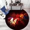 Famous cartoon NARUTO protagonist Uzumaki Naruto round carpet soft home decoration anti-slip door mat outdoor picnic mat carpet M3