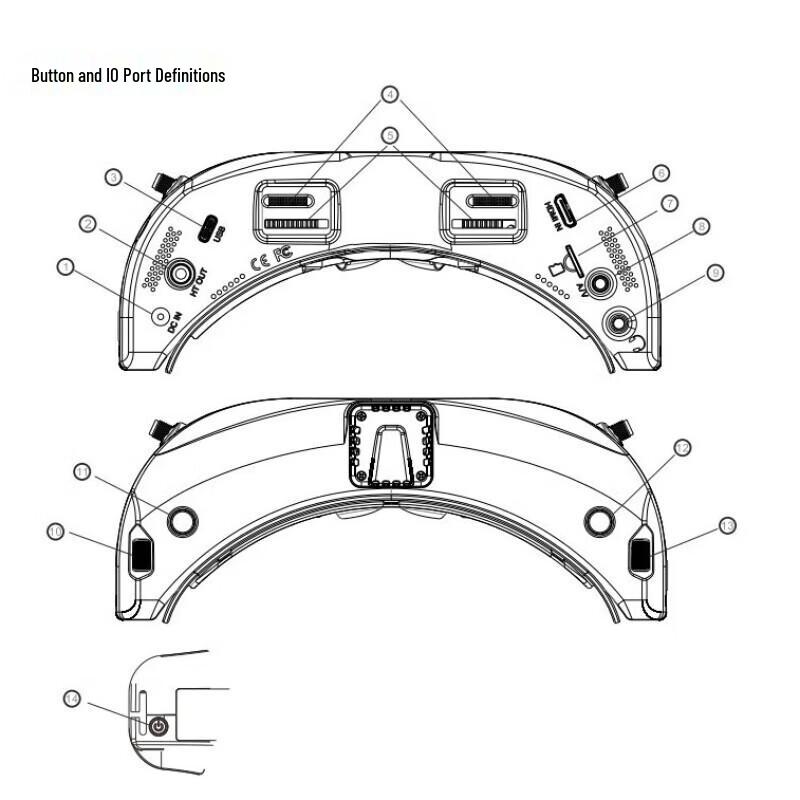 Skyzone 04O FPV Goggles