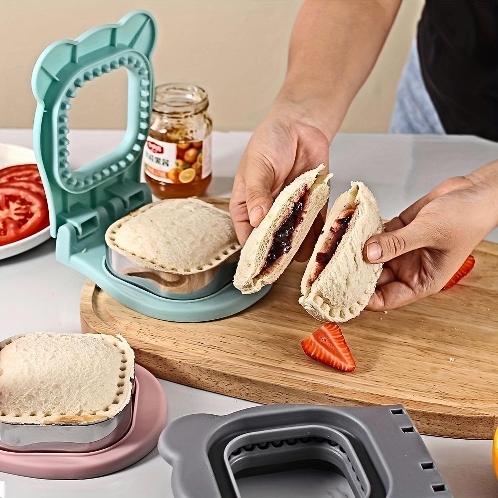 1 шт., квадратный нож для сэндвичей и уплотнитель, легкий резак для печенья, для украшения ланч-бокса, инструменты для выпечки, кухонные аксессуары