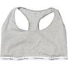 Minimalist Comfortable Letter Bra Women Underwear Gray QP1036O-020