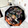 Japanese-style cartoon Demon Slayer Kamado Tanjiro & Kamado Nezuko umbrella including home travel and outdoor activities Multi functional umbrella 9