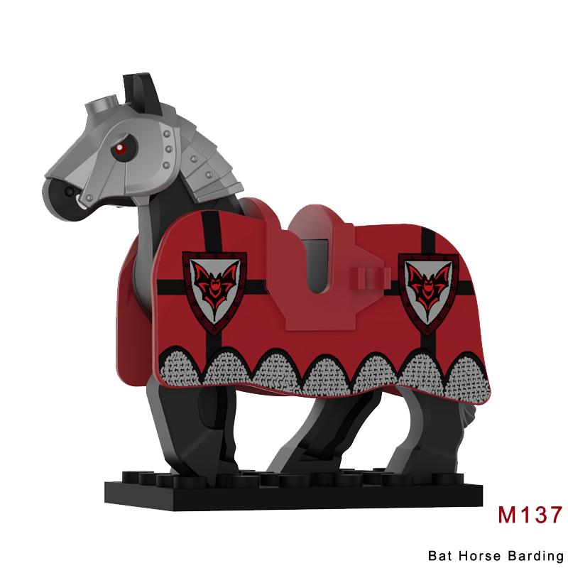 Средневековый Замок Солдат Фигурки Действия Строительные Блоки Дракон Аниме Рыцарь Аксессуар Боевой Конь Ополчение Шлем Щит Игрушка Подарок S015
