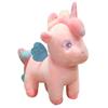 Pink rainbow unicorn doll little pegasus doll plush toy girl birthday gift soothing doll