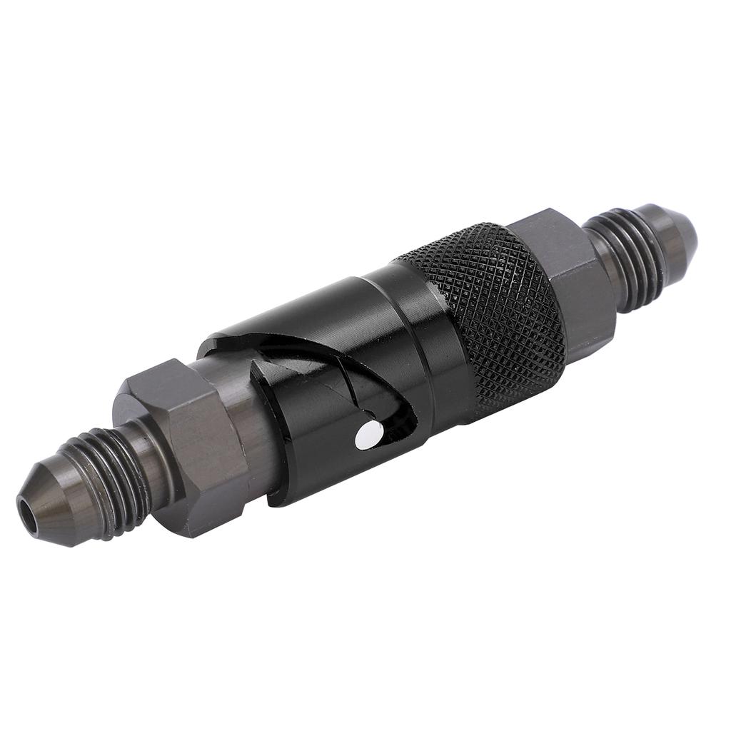 Адаптер для быстроразъемного соединения тормозной магистрали, фитинг из алюминиевого сплава для шланга масляной, топливной жидкости, черный