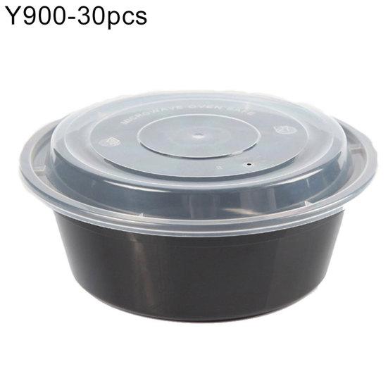 Коробка для еды, 30 шт., одноразовая круглая/прямоугольная/квадратная чаша, контейнер для пикника для еды