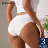 3Pcs/lot Seamless Panty Set Underwear Female Comfort Intimates Female Low-Rise Briefs G String Lingerie