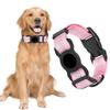 Ошейник для домашних животных Светоотражающий ошейник для отслеживания кошек и собак с держателем AirTag Прочный регулируемый безопасный ошейник для домашних животных