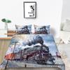 3D комплект постельного белья в индустриальном стиле с принтом автомобиля, пододеяльник, 2/3 шт., AU180 * 210, полноразмерный комплект для комнаты мальчика, мягкое украшение для дома, можно стирать в машине