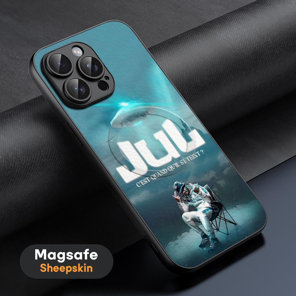 Trend J-JuL T-Tou-jourES LOOG Phone Case For iPhone 17 16 15 14 13 12 11 Plus Pro Max High-end Luxury Magsafe Sheepskin