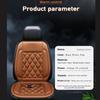 Winter Car Heating Cushion Car Electric Heating Plush Seat Cushion 12V Universal Heating Warm