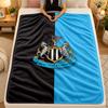 Flannel BlanketNewcastle United Football Warm Soft Throw Blanket for Indoor Sofa Bed Living Room Use