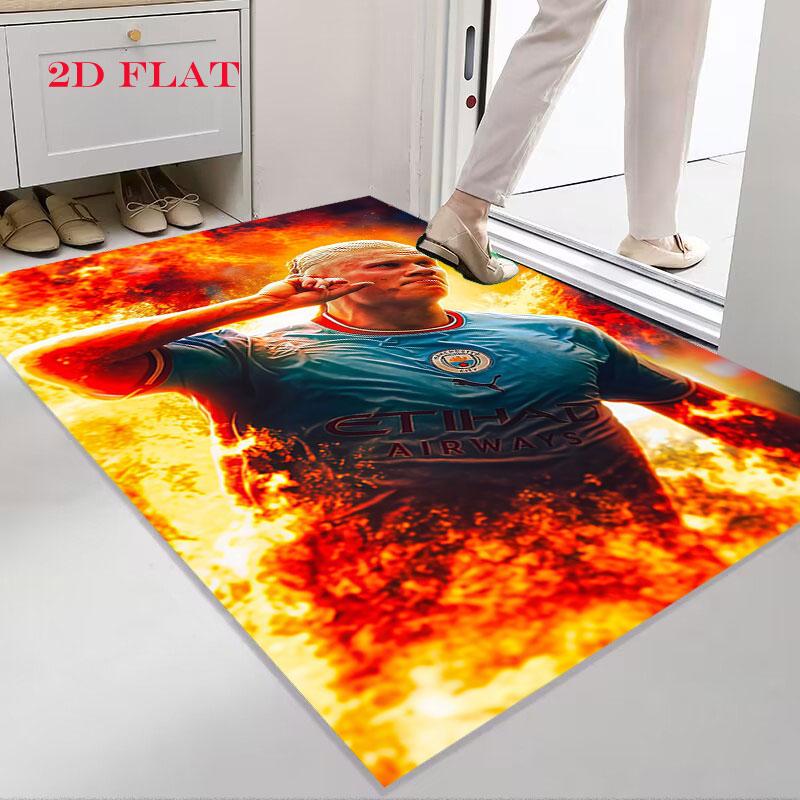 Vinicius Jr. Rise Poster Carpet Rug for Living Room Bedroom Home Sofa Decoration,Kids play Nonslip Floor Mat