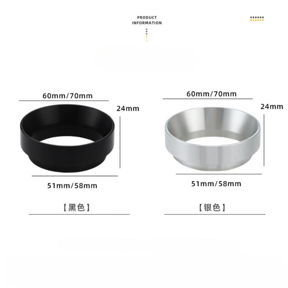 Coffee Catcher Ring Anti-fly Powder Grinder Catcher Ring 51mm Coffee Handle Cloth Powder Dosing Ring Coffee Tools