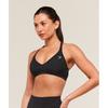 Gymshark Спортивные бюстгальтеры из хлопка с застежкой-борцовкой, черные B3b3c Bb2j