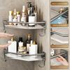 Wall Mount Bathroom Shelves Aluminum Corner Shower Shelf New Shower Storage Rack Holder Bathroom