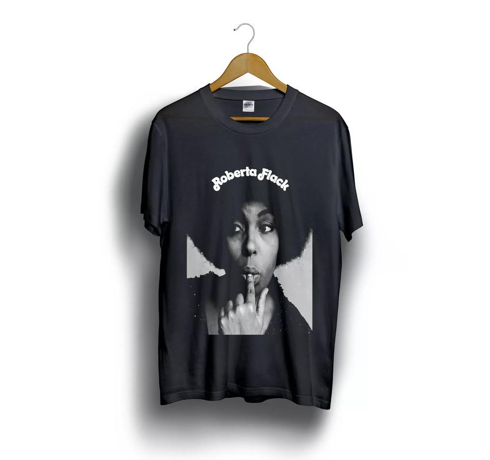 New rare roberta flack Black T-Shirt S-234Xl Shirt Gift Fans E1200