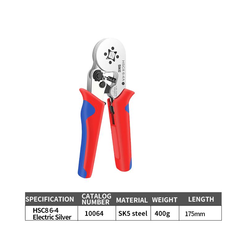 Electrical Terminal Crimping Tool Adjusting Tube Ferrules Terminal Crimpzange Bootlace Crimpers Hand Electrical