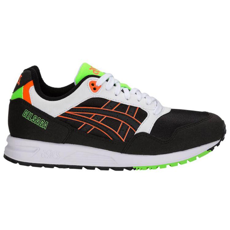 New Asics Gel Saga Black/Orange 1193A071-002