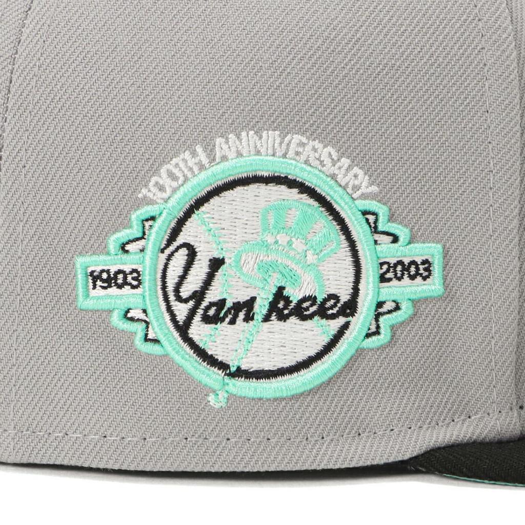 NEW ERA 59FIFTY Cap 71026974 NER37C4197 New York Yankees Gray black Side Patch 2Tone Under Visor 7 5/8