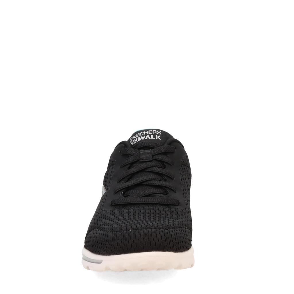 Skechers Go Walk Удобные Универсальные Низкие Повседневные Кроссовки Женские Черные 124985-BKAQ