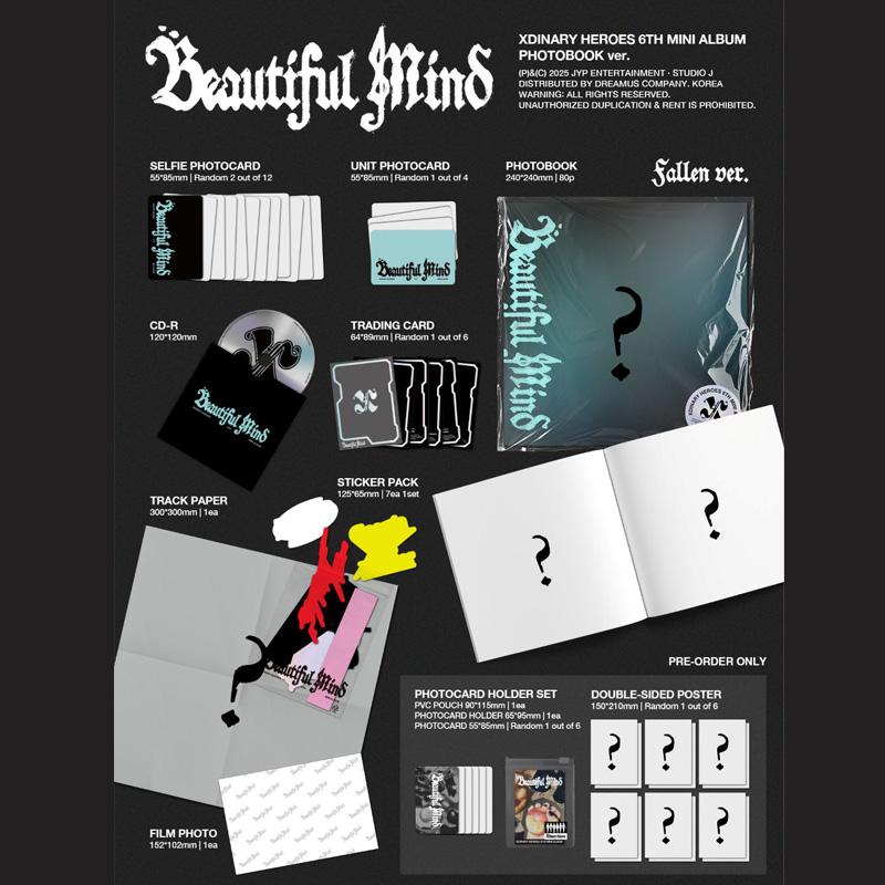 Xdinary Heroes 6-й мини-альбом Beautiful Mind (ФОТОАЛЬБОМ вер.)